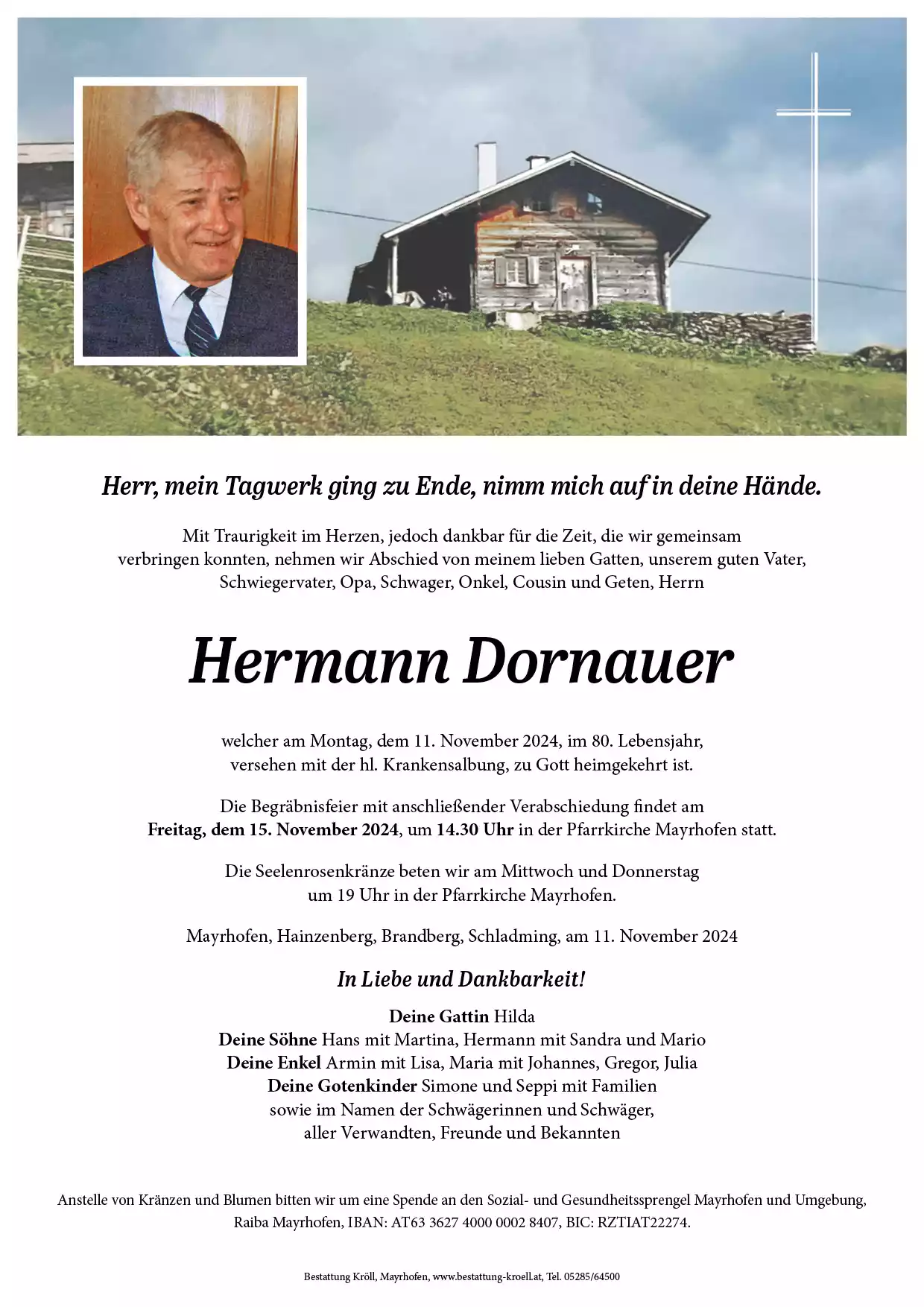 Parte von Hermann Dornauer